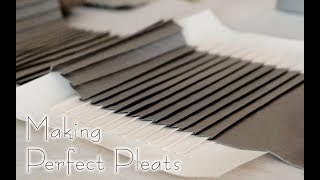 I Made a Thousand Pleats Using a Handmade Pleating Board [upl. by Vesta]