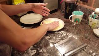 Shaping Sourdough English Muffins [upl. by Nueovas]