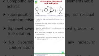 Asymmetric Compound with Achiralitystereochemistry organicchemistry [upl. by Hwu]