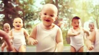 Baby dance funny  Baby dance in roller pub EVIAN [upl. by Htinnek]