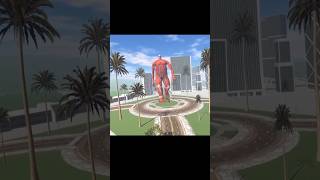 Franklin fight giant Titan in Indian bikes driving 3d indianbikesdriving3d gta5gameplay [upl. by Esinej]