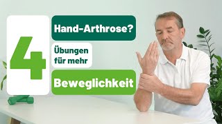 4 einfache Übungen für mehr Beweglichkeit der Hand bei Arthrose [upl. by Lucius]