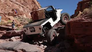 Son of Rockpile obstacle on Pritchett Canyon off road trail in Moab Utah [upl. by Murphy]