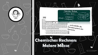 Chemisches Rechnen  quantitative Betrachtungen  Molare Masse [upl. by Ecirtemed565]