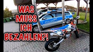 Meine STRAFE  ILLEGALES MOTORRAD [upl. by Gio332]