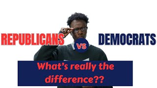 Democrats vs Republicans Learn the Difference Today [upl. by Neelrihs]