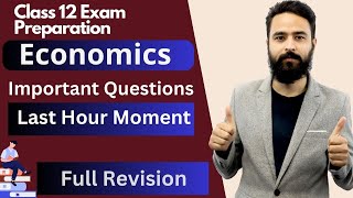 Class 12 Economics Exam preparation  Important Questions  Full Revision  Last Hour Moment\NEB [upl. by Lennard687]