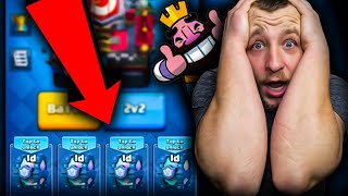 4xFREE LEGENDARY CHEST CLASH ROYALE POLSKA [upl. by Auqemahs]