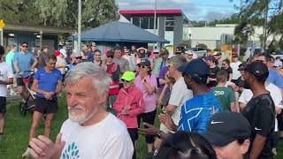 Tuggeranong parkrun wedding 500 parkruns milestone and a parkrun retirement [upl. by Noizneb]