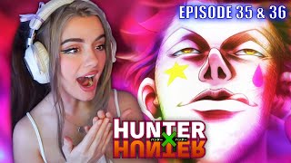 Hisoka’s Mind Games Are Next Level 🤯 Hunter x Hunter Ep 35 amp 36 REACTION 🔥 [upl. by Ellis]