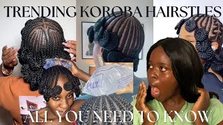 Trending KOROBA Hairstyle and All You Should Know About It before …  The Amazon Deb [upl. by Cirnek]