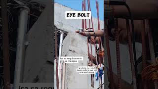 Eye bolt Requirements ni meralco sa service pole electrical electrician [upl. by Lion828]