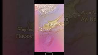 Limassol Salt Lake Cyprusshortsvideo map loction world [upl. by Nelag]