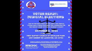 Maryland Judicial Candidates Forum [upl. by Nnairam]