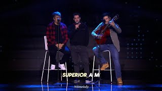 Auron cantando con Estopa quotcomo camaronquot en los ESLAND Canción completa [upl. by Ettenaj]