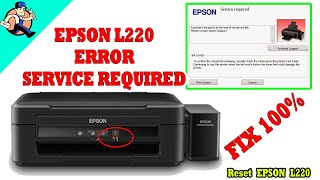 HOW TO RESET EPSON L220  FREE RESETTER [upl. by Salamanca]