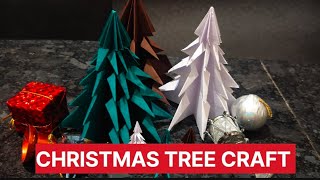 DIY Paper craft  Christmas decorations  christmas tree  simple and easy craft [upl. by Thinia444]