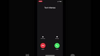 iPhone Incoming Call Screen iOS 14 [upl. by Meehahs]