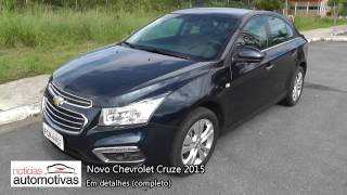 Novo Chevrolet Cruze 2015  Detalhes completo  NoticiasAutomotivascombr [upl. by Hildegaard]