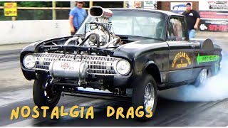 Nostalgia Drags Bootheel Fuel amp Gas Drags 2024 Skelton Raceway [upl. by Enylcaj]