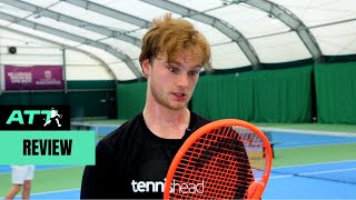 Andy Murray Reviews his Own Racket Head Radical MP 2021  Racket Review [upl. by Anazraf672]