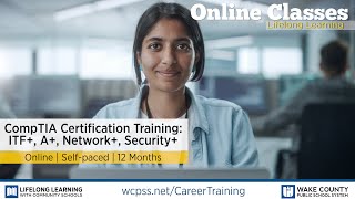 Career Training Program  CompTIA Certification Training A Network Security [upl. by Lange448]