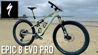 ALL NEW Specialized Epic 8 Evo PRO  NO LONGER A DOWN COUNTRY BIKE  Test Ride and Review [upl. by Nyluqcaj772]