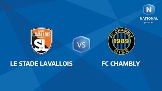 J10  Stade Lavallois  FC Chambly I National FFF 20182019 [upl. by Dosh]