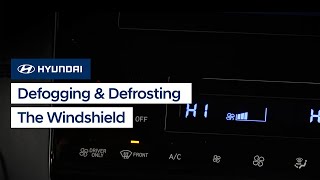 Defogging and Defrosting the Windshield  Hyundai [upl. by Aimee]