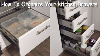 Kitchen Drawer Organization How To Organize Your Kitchen Drawers Kitchen Organizing Ideas amp Hacks [upl. by Lorene]