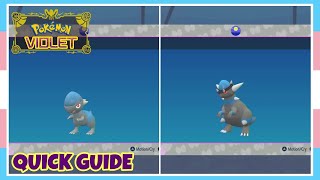 How To Evolve Cranidos Into Rampardos In Pokemon Scarlet amp Violet  Quick Guide [upl. by Rabiah465]