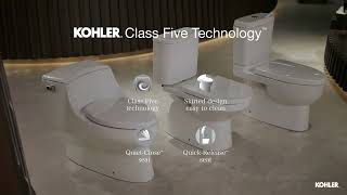 Kohler Class 5 Toilet Extraordinarily Powerful Flushing Performance [upl. by Nnad]