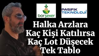 2 Halka Arz Tek Tablo Kaç Kişi Katılırsa Kaç Lot Dağıtım Olacak borsk patek Talep Toplama Tarihi [upl. by Atiuqahs977]