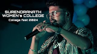 SURENDRANATH WOMENS COLLEGE  ANIRUDDHA SARKAR  COLLEGE FEST 2024 [upl. by Ahtilat556]