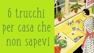 6 TRUCCHI per CASA che NON SAI life hacks ita [upl. by Xerxes420]