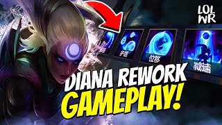 DIANA TA MUITO BROKEN DEPOIS DO REWORK LOL WILD RIFT [upl. by Onirefes]