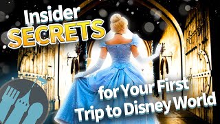 Insider SECRETS for Your First Trip to Disney World [upl. by Vasileior]