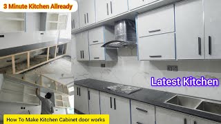 New Design Kitchen In How To Make  Interior design Kitchen Cabinet door Banane ka tariqah in 2024 [upl. by Belia]