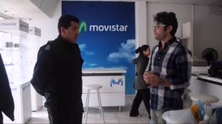 Movistar un reclamo que terminó con la policia [upl. by Wonacott]