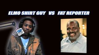 Elmo Shirt Guy Vs Fat Reporter INTERVIEW  They Meet Again [upl. by Kcirdnekel]