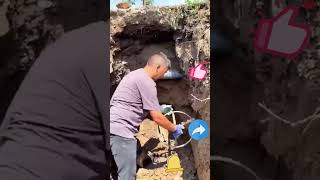 Trenchless irrigation holes [upl. by Aicened]