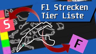 Eine TierListe mit F1 Strecken [upl. by Llig130]