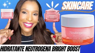 HIDRATANTE FACIAL NEUTROGENACREME ANTISSINAIS BRIGHT BOOST neutrogena hidratanteneutrogena [upl. by Esaertal]