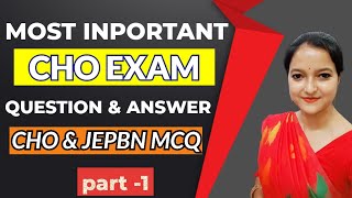 CHO community health officer entrance exam preparation II most repetitive MCQ in Staff nurse exam [upl. by Guildroy]