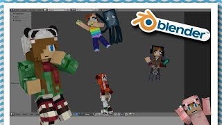 How To Make Free Easy Minecraft Renders Using Blender [upl. by Llerrehs934]