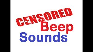 Censor Beep bleep Sound Effects All Sounds [upl. by Melisa]