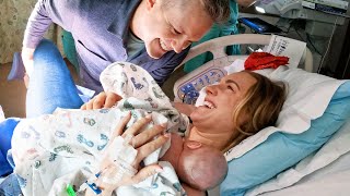 BEAUTIFUL LIVE BIRTH VLOG Our Baby Girl [upl. by Norit]