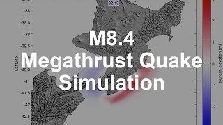 Simulation of a Magnitude 84 Megathrust Quake in New Zealand [upl. by Alya]