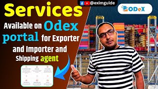 What Are available services at Odex portal  Services on odex portal for export import business [upl. by Eedyak195]