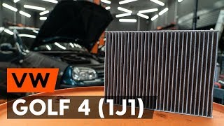 Comment remplacer un filtre dhabitacle sur VW GOLF 4 1J1 TUTORIEL AUTODOC [upl. by Elysee]